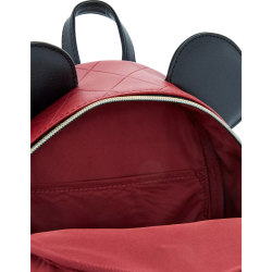 Sac à dos Burgundy velvet bow Minnie Mouse LOUNGEFLY