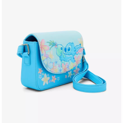 Sac à bandoulière Stitch & Scrump flowers LOUNGEFLY