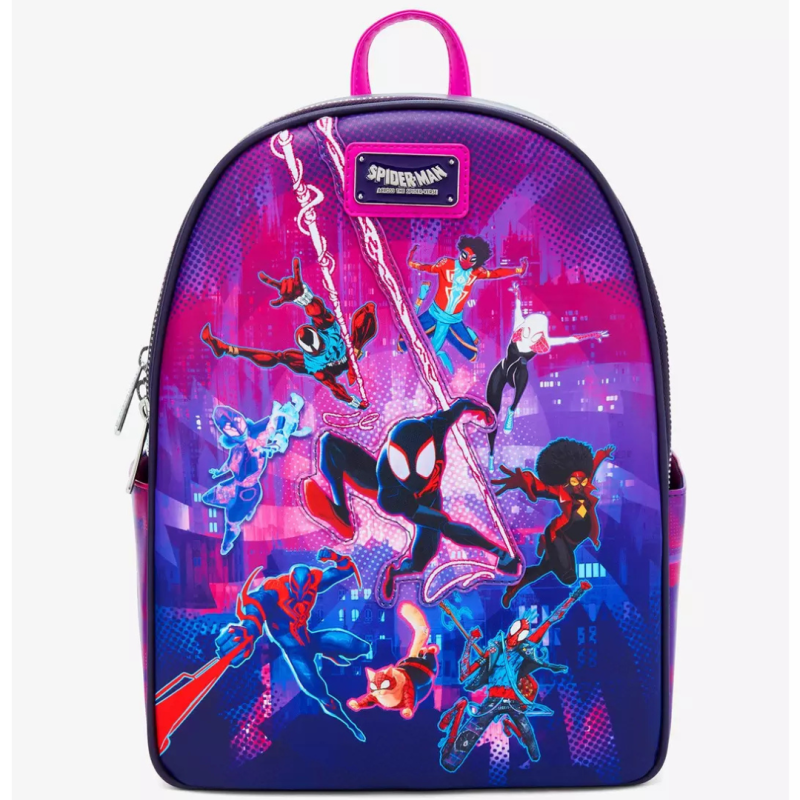 Sac à dos Across the Spiderverse group Spiderman LOUNGEFLY