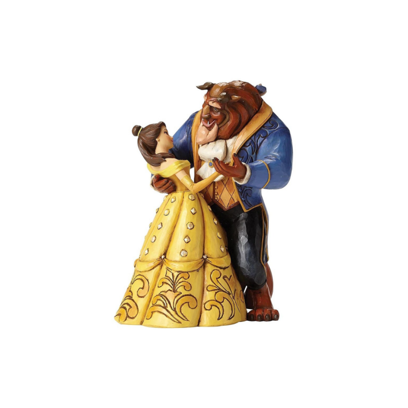 Figurine La belle & la bête dancing Disney traditions