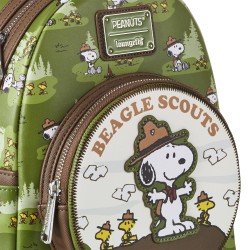 Loungefly Peanuts Beagle Scouts Mini Backpack