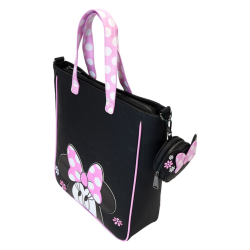 Tote bag "Floral rock the dot" Minnie Mouse LOUNGEFLY