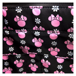 Tote bag "Floral rock the dot" Minnie Mouse LOUNGEFLY