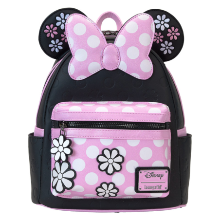 Sac à dos "Floral rock the dot" Minnie Mouse LOUNGEFLY