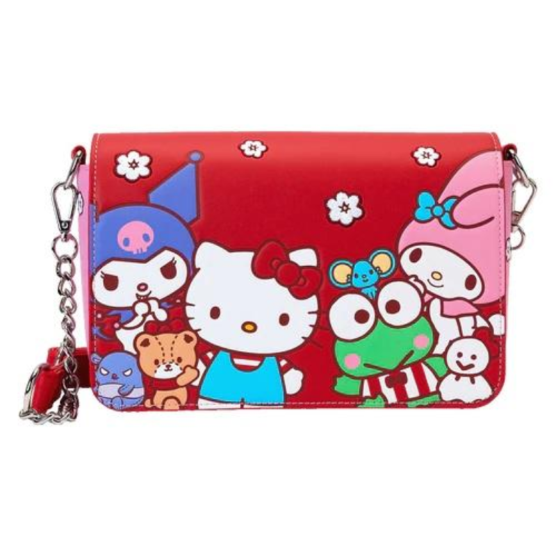 Sac à bandoulière Color block Hello kitty and friends LOUNGEFLY