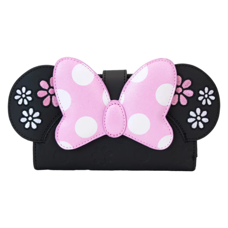 Portefeuille Floral rock the dot Minnie mouse LOUNGEFLY