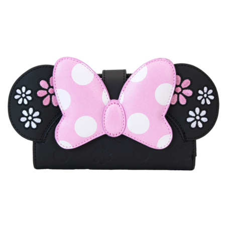 Portefeuille "floral rock the dot" Minnie mouse LOUNGEFLY