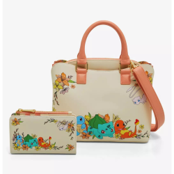 Sac à bandoulière group portrait floral Pokémon LOUNGEFLY