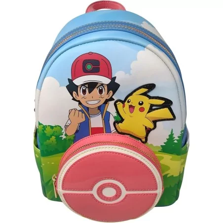 Sac à dos Ash ketchum and pikatchu Pokémon LOUNGEFLY