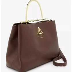 Sac à main deathly hallows Elder wand brown Harry Potter LOUNGEFLY