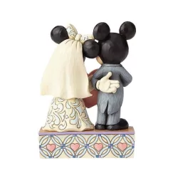 Figurine Le mariage de deux âmes et un coeur Mickey & Minnie Disney traditions 4059748