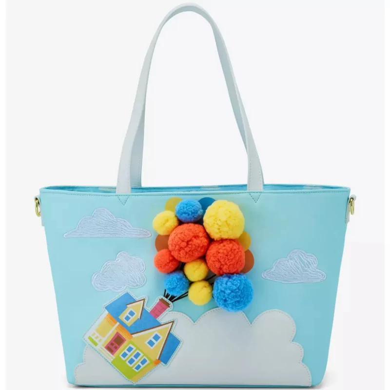 Tote bag Pom pom floating house là-haut LOUNGEFLY - Livraison 02/2025