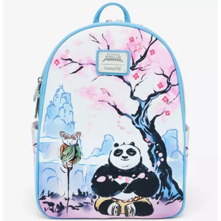 Sac à dos Po et Master Shifu cherry blossom Kung fu panda LOUNGEFLY - Livraison 04/2025