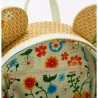 Sac à dos raffia floral ears Minnie Mouse LOUNGEFLY - Livraison 03/2025