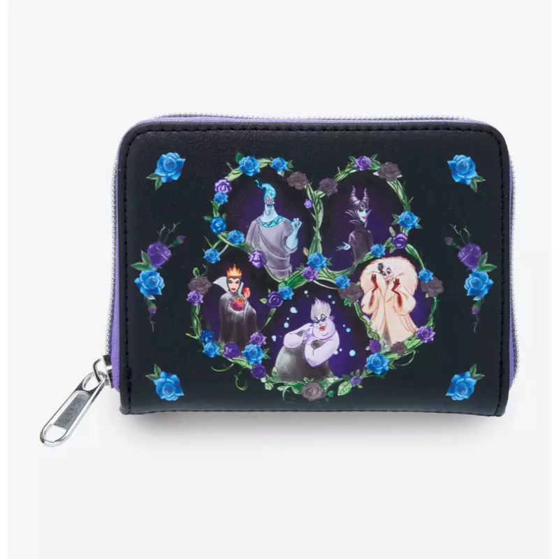 Portefeuille disney villains floral icons LOUNGEFLY - Livraison 04/2025