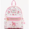 Sac à dos AOP Striped My Mélodie Sanrio LOUNGEFLY - Livraison 03/2025