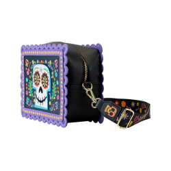 Sac Bandoulière Miguel Floral Skull COCO LOUNGEFLY