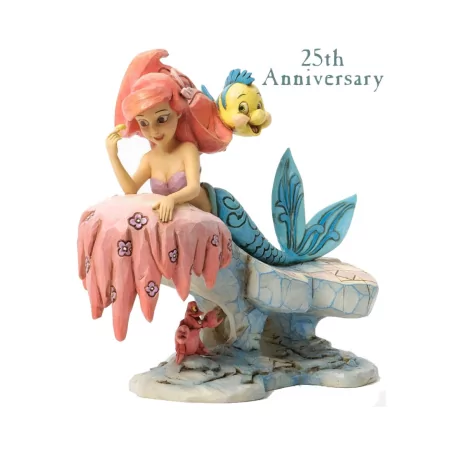 Figurine Ariel on rock 25ème anniversaire Disney traditions 4037501
