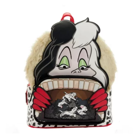 Sac à dos vilains scène Cruella 101 Dalmatiens LOUNGEFLY