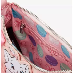Sac à bandoulière macaron bow Les Aristochats LOUNGEFLY