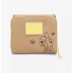 Portefeuille floral brown Winnie l'ourson LOUNGEFLY