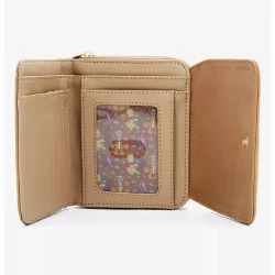 Portefeuille floral brown Winnie l'ourson LOUNGEFLY