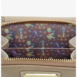 Portefeuille floral brown Winnie l'ourson LOUNGEFLY