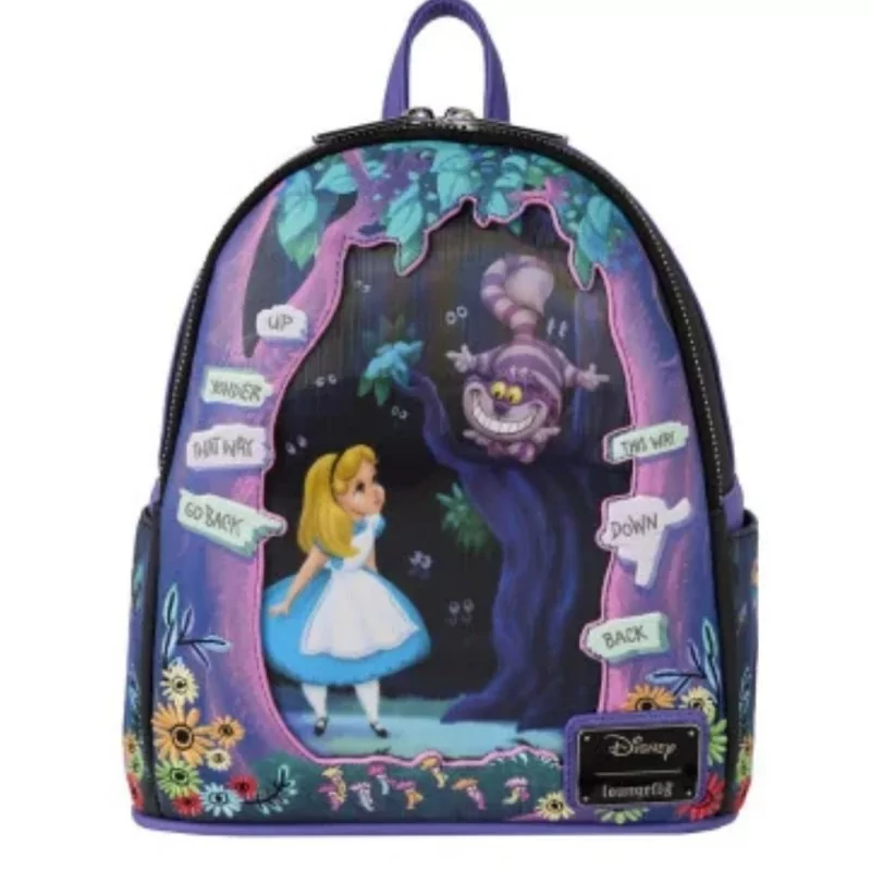 Sac à dos Cheshire cat Alice au pays des merveilles LOUNGEFLY - Livraison 05/2025