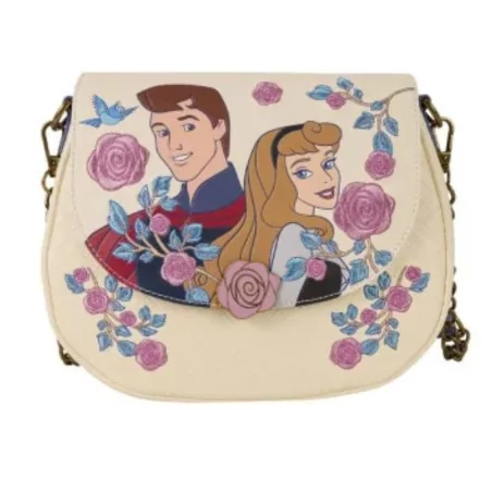 Sac à bandoulière Princesse Aurore et prince Phillip La belle au bois dormant LOUNGEFLY - Livraison 05/2025