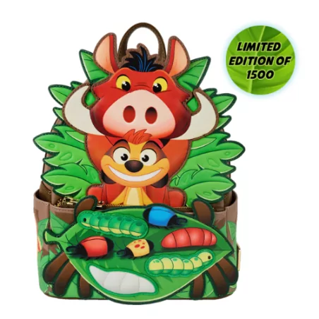 Sac à dos Timon & Pumba Grubs Le Roi Lion LOUNGEFLY