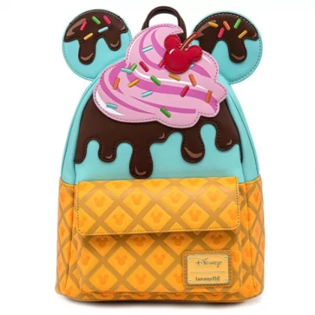 Sac à dos sweets icecream Mickey and Minnie LOUNGEFLY