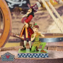 Figurine Le bien et le mal Peter pan et capitaine crochet Disney traditions 6011928