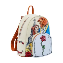 Sac à dos Couple roses La belle et la bête LOUNGEFLY