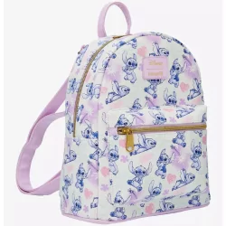 Sac à dos tropical heart pastel Stitch LOUNGEFLY - Livraison 05/2025