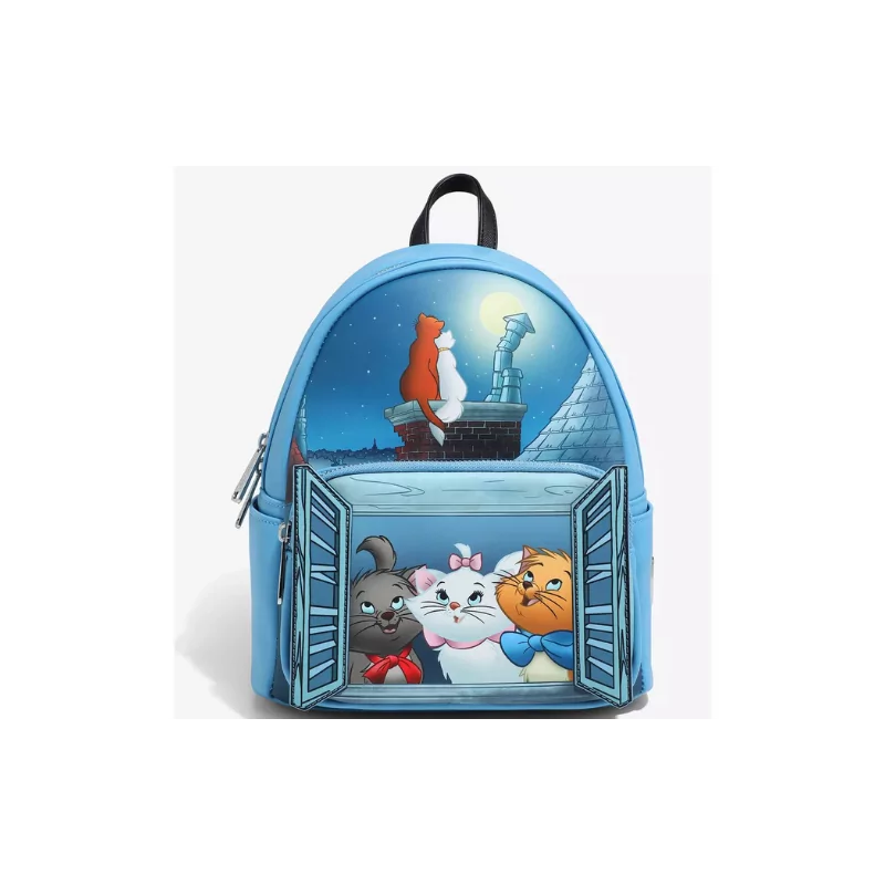 Sac à dos window portrait Les aristochats LOUNGEFLY - Livraison 10/2025