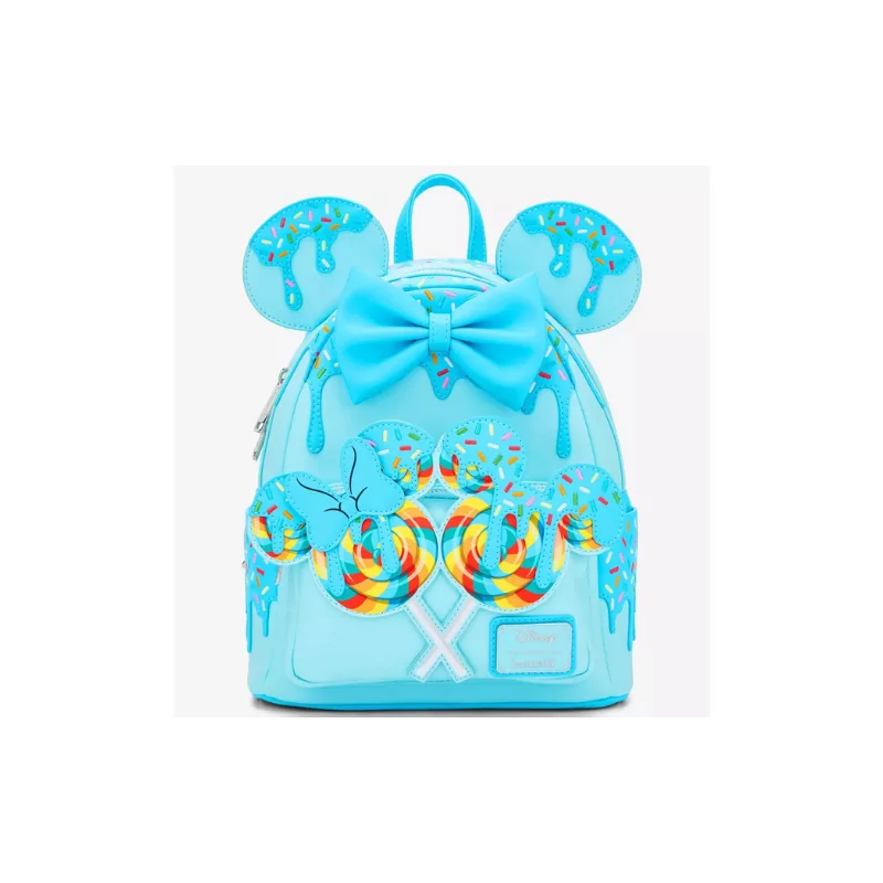 Sac à dos lollipop blue sprinkles Minnie mouse LOUNGEFLY - Livraison 06/2025