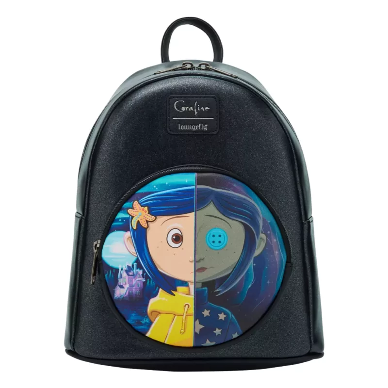 Sac à dos Split face iridescent Coraline LOUNGEFLY