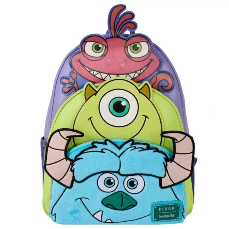 Sac à dos triple pocket Monstres & Cie LOUNGEFLY - Livraison 06/2025