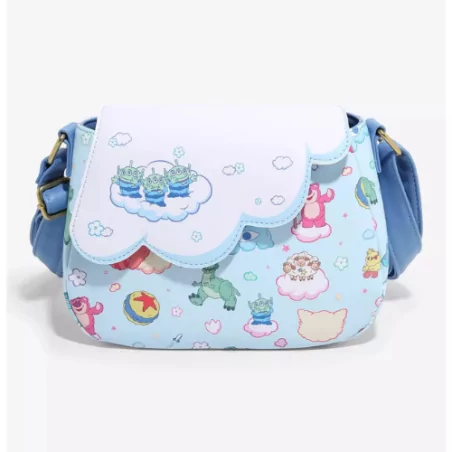 Sac à bandoulière Pixar characters clous LOUNGEFLY - Livraison 06/2025