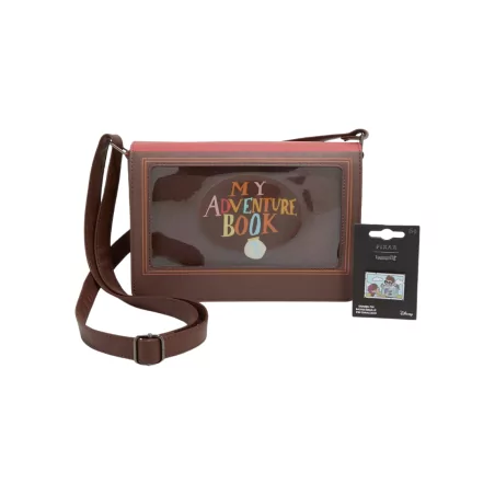 Sac à bandoulière Adventure book pin display Là-haut LOUNGEFLY - Livraison 06/2025