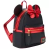 Sac à dos metallic red bow ears Minnie Mouse LOUNGEFLY - Livraison 07/2025