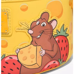 Sac à bandoulière Remy cheese wheel strawberry scented LOUNGEFLY - Livraison 08/2025