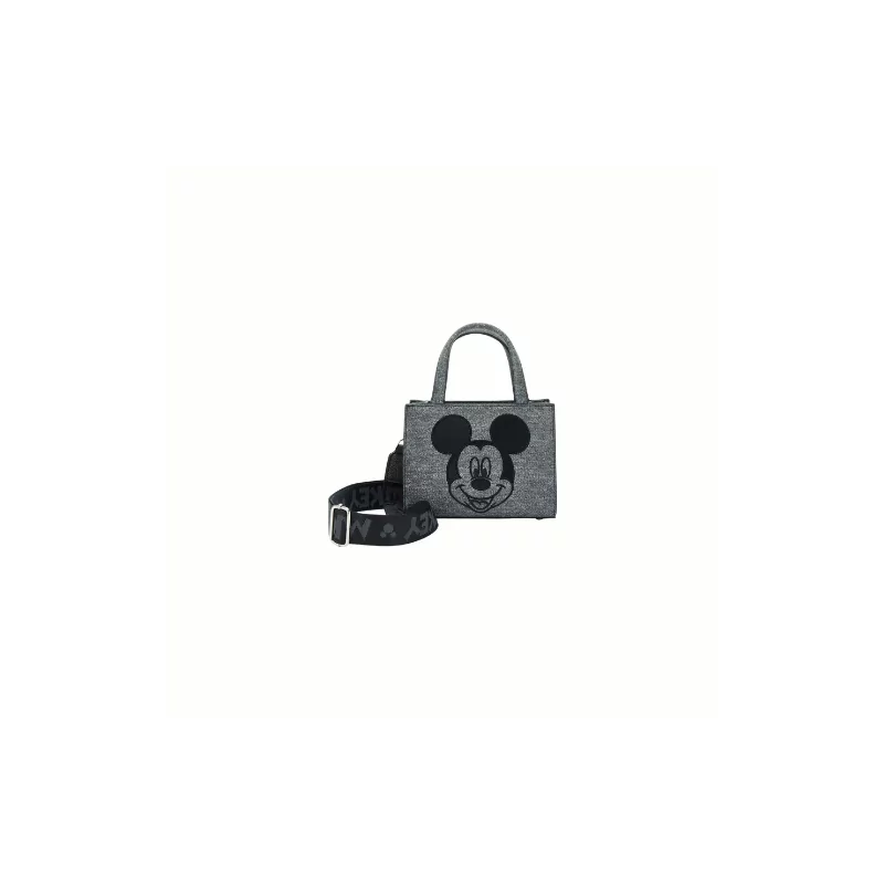 Sac à bandoulière Grey denim Mickey Mouse LOUNGEFLY - Livraison 08/2025