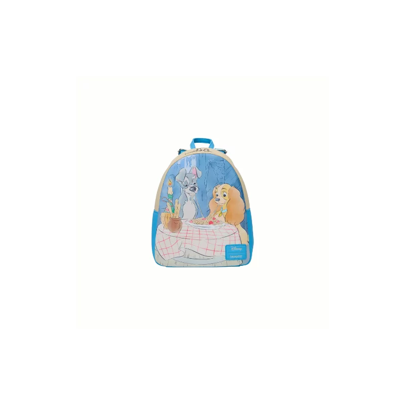 Sac à dos Spaghetti scène La belle & le clochard LOUNGEFLY - Livraison 06/2025