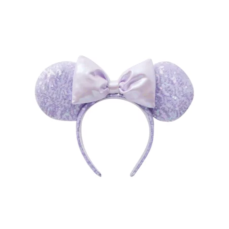 Ears sequins Minnie mouse Lilas Disney