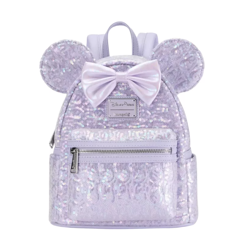 Sac à dos sequins opalescent Minnie Mouse LOUNGEFLY - Livraison 06/2025