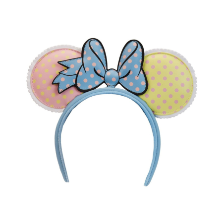 Ears Pastel Color Blocked Dots Minnie Loungefly